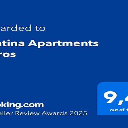 Matina Apartments Tyros Exteriör bild